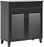 Baxton Studio Coolidge Shoe-Storage Cabinet, Espresso: Amazon.ca: Home