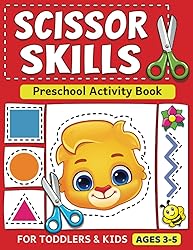 Scissor Skills Preschool Activity Book: Learn to