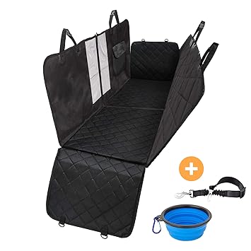 smartpeas Hundedecke für die Rückbank XXL – gepolsterte Schondecke mit Seitenschutz 165 * 142 * 50 cm – universell für jedes 