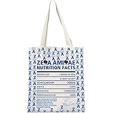 MEIKIUP Greek Sorority Gifts ZAmice Inspired Tote Bag Greek Sorority Shoulder Bag Sorority Paraphernalia Gift