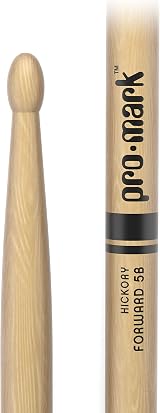 Promark American Hickory TX5BW Wood Tip Drumsticks 16 in .590 in USA view 2