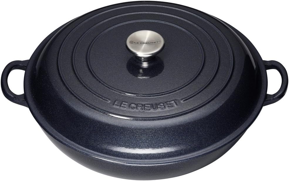 LE CREUSET Gourmet-Profitopf aus Gusseisen, 30 cm, Midnight Blue: Amazon.de: Küche & Haushalt