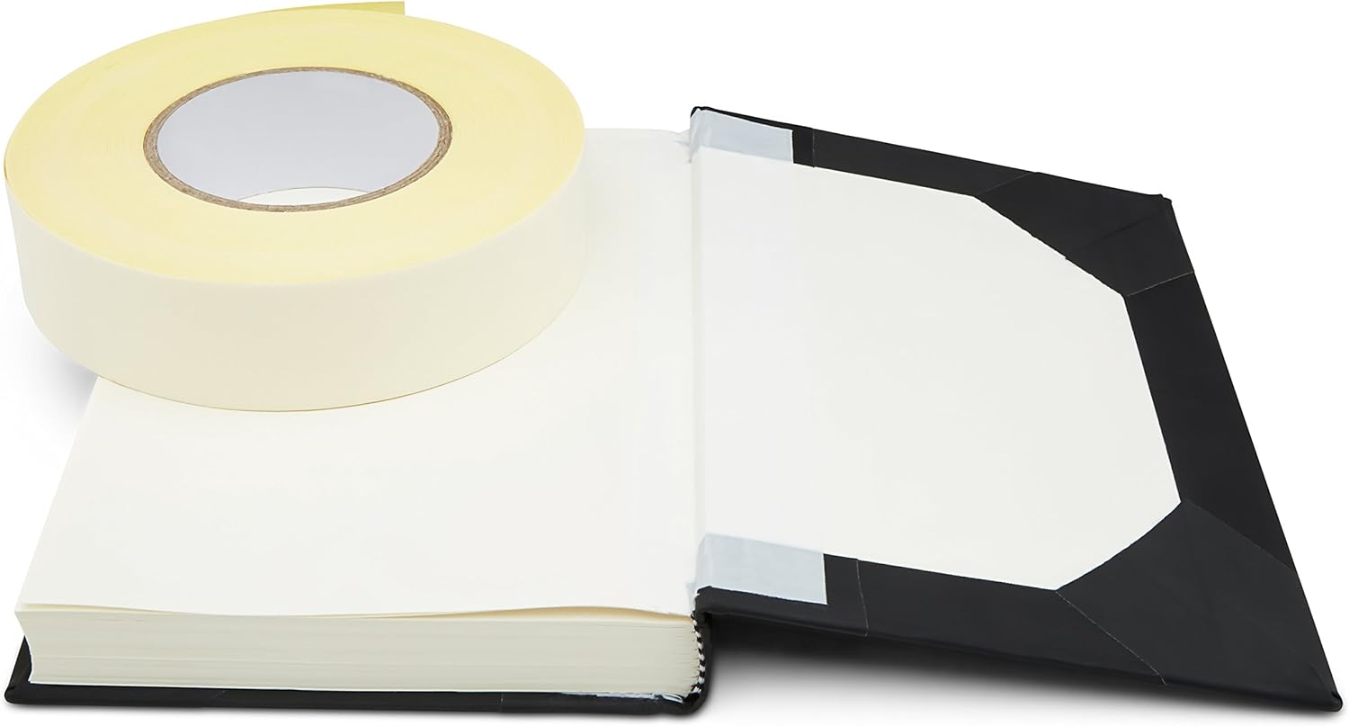 White Bookbinding Tape, Extra Long White Cloth Book Repair Tape for Bookbinders, 1.5 Inches by 150 Feet