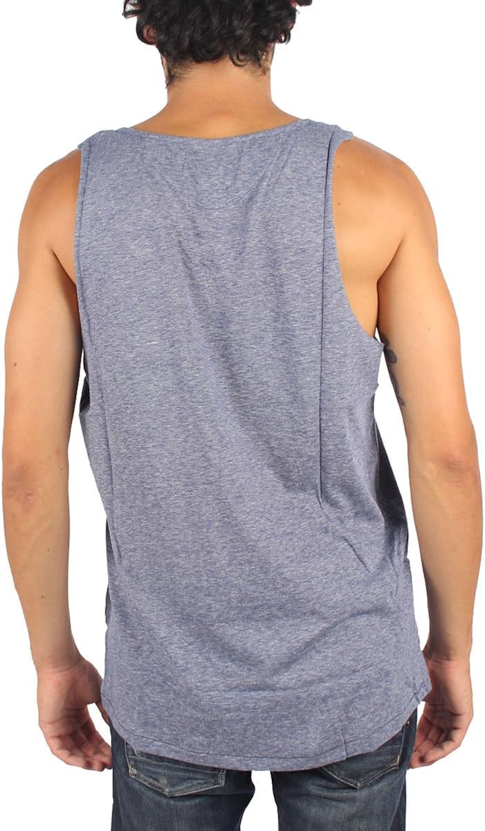 KR3W - Mens Sudden Tank Top in Navy, Size: Small, Color: Navy: Clothing