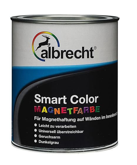 Lackfabrik J. Albrecht GmbH & Co. KG 3400606900000000750 Albrecht Smart Color - Magnetfarbe 750ml dunkelgrau