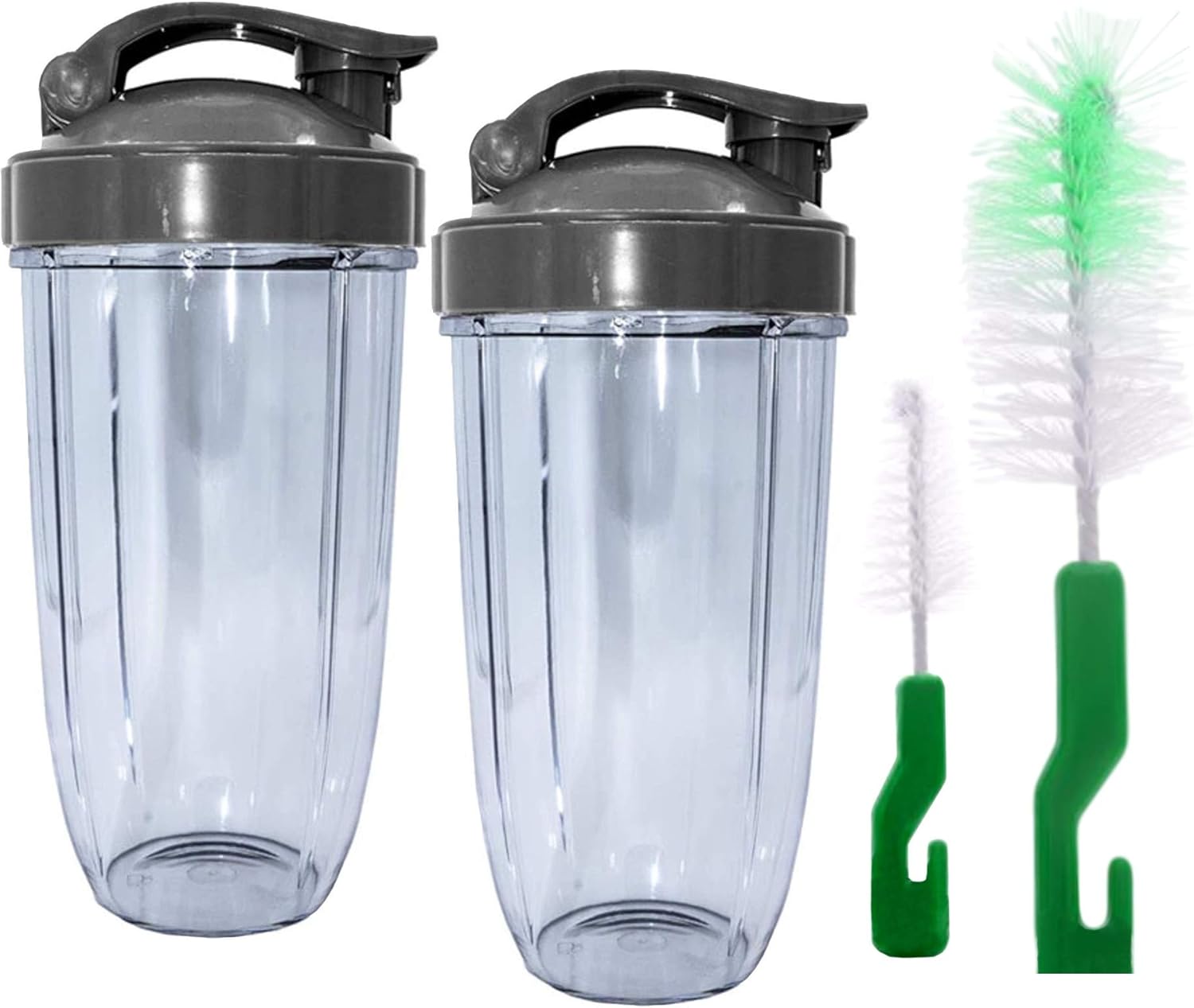 Amazon Com Spare Part For Mixing Healthy Food Cup 32 Oz Compatible With Nb 600 W And 900 W 2 Packs Cleaning Brush Cups 32 Home Kitchen