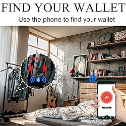 SMART CC Anti-Lost Bifold Wallet for Men, Trackable