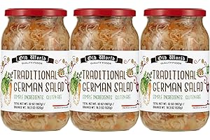 GENERIC Old World Quality Foods Pickled Veggie – 3 Jars – All Natural & Gluten-Free (Traditional German Salad)