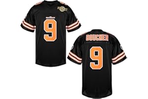 MESOSPERO Bobby Boucher Football Jersey 9 The Waterboy Adam Sandler Mud Dogs Bourbon Bowl Movie Jersey White Black Blue Orange S-3XL