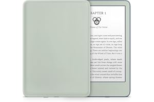 Tacky Design Solid Color Skin for Kindle Paperwhite Skin Wrap Decal Classic Color Vinyl, Premium 3M Decal Sticker for Full Surface Coverage (Pale Green, Paperwhite (11th Gen, 2021))