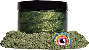 Mica Powder Pigment “Matcha Green” (50g) Multipurpose DIY Arts and Crafts Additive | Woodworking, Natural Bath Bombs, Resin, Paint, Epoxy, Soap, Nail Polish, Lip Balm (Matcha Green, 50G)