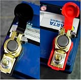 Shudyear 12V 3-Way Battery Terminal Connectors Copper Plate Negative Positive view 5