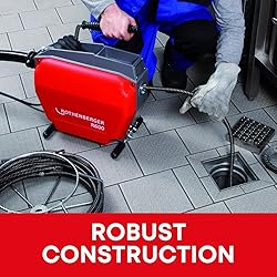 Rothenberger R600 Drain Cleaning Machine with Guide