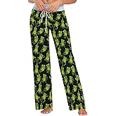Naanle Women's Trendy Funny Pattern Girls Comfy Casual Pajama Pants Large Soft Drawstring Yoga Lounge & Sleepwear Bottom