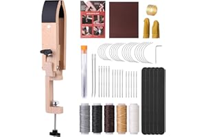 KOGYXE Stitch Pony, Leather Stitching Pony Table Desktop Stitching Pony Horse Clamp, Leather Sewing Pony for DIY Hand Leather Sewing and Leather Working Clamp