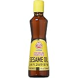 [OTTOGI] Premium Roasted Sesame Oil, 100% Pure Sesame Oil, Tradtional Korean Style oil (10.82 fl oz. 320ml)