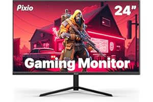 Pixio PX248 Prime 24 inch IPS FHD 1920 x 1080 144Hz Refresh Rate 1ms MPRT Response Time AMD Radeon Freesync Premium Esports LCD Gaming Monitor