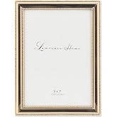 Lawrence Frames Classic Bead Frame, 5x7, Gold