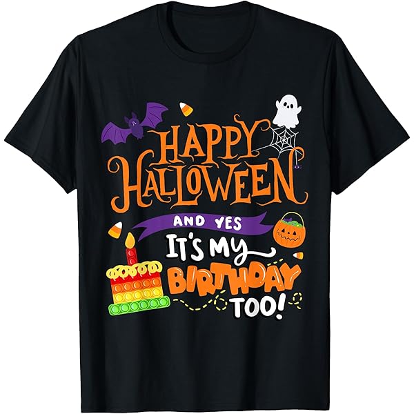 Happy Treat Partyオーバーニー お袖とめ Amazon.com: Happy Halloween And Yes It's My Birthday - 31