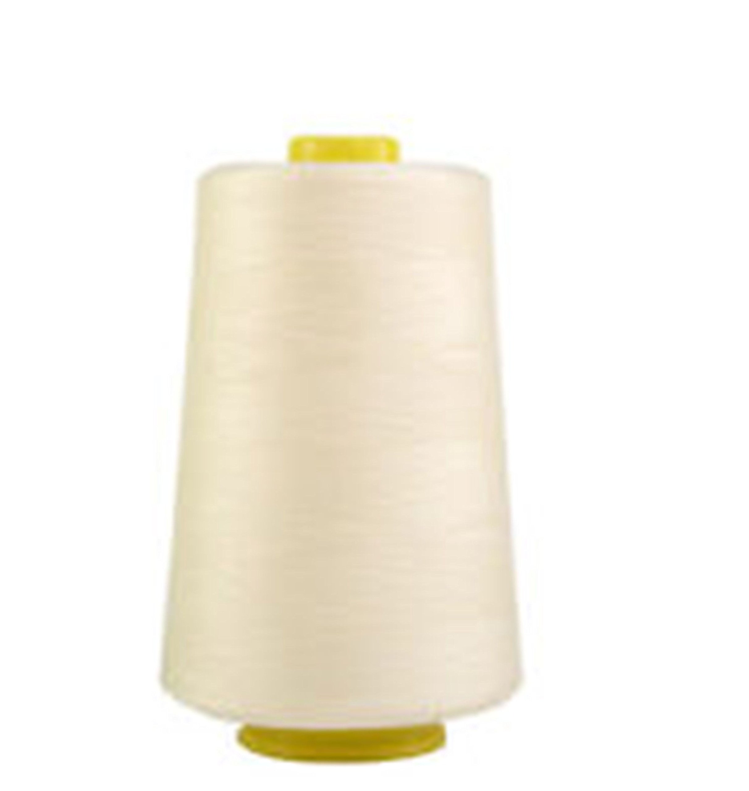 Polyester All Purpose Polyester Sewing Thread 40S/2, 4 x 5000 Meters (5468 Yard) Cones 4 Large Cones for Sewing, Quilting, Piecing, Stitch, Serger and Overlock