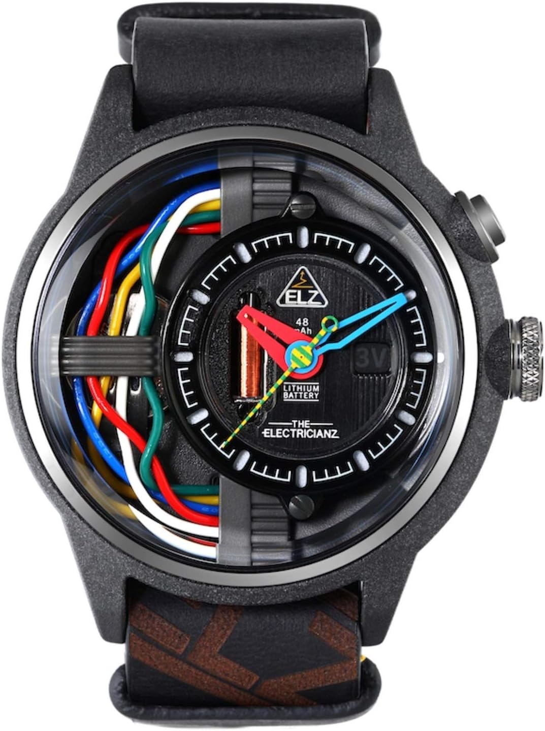 The Electricianz Carbon Z Black Relojes
