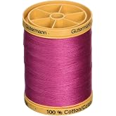 Gutermann Natural Cotton Thread Solids 876yd, Fuchsia Flowers