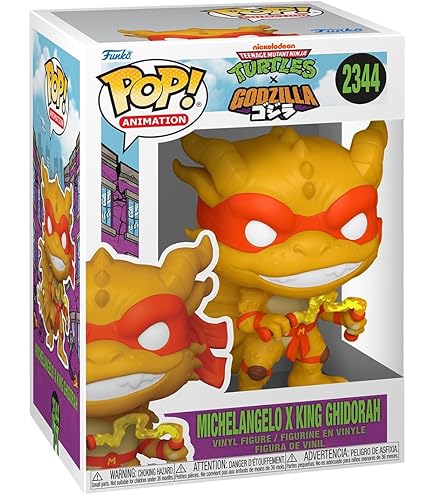 Amazon.com: Funko Pop! Animation: Godzilla X Turtles - Leonardo x