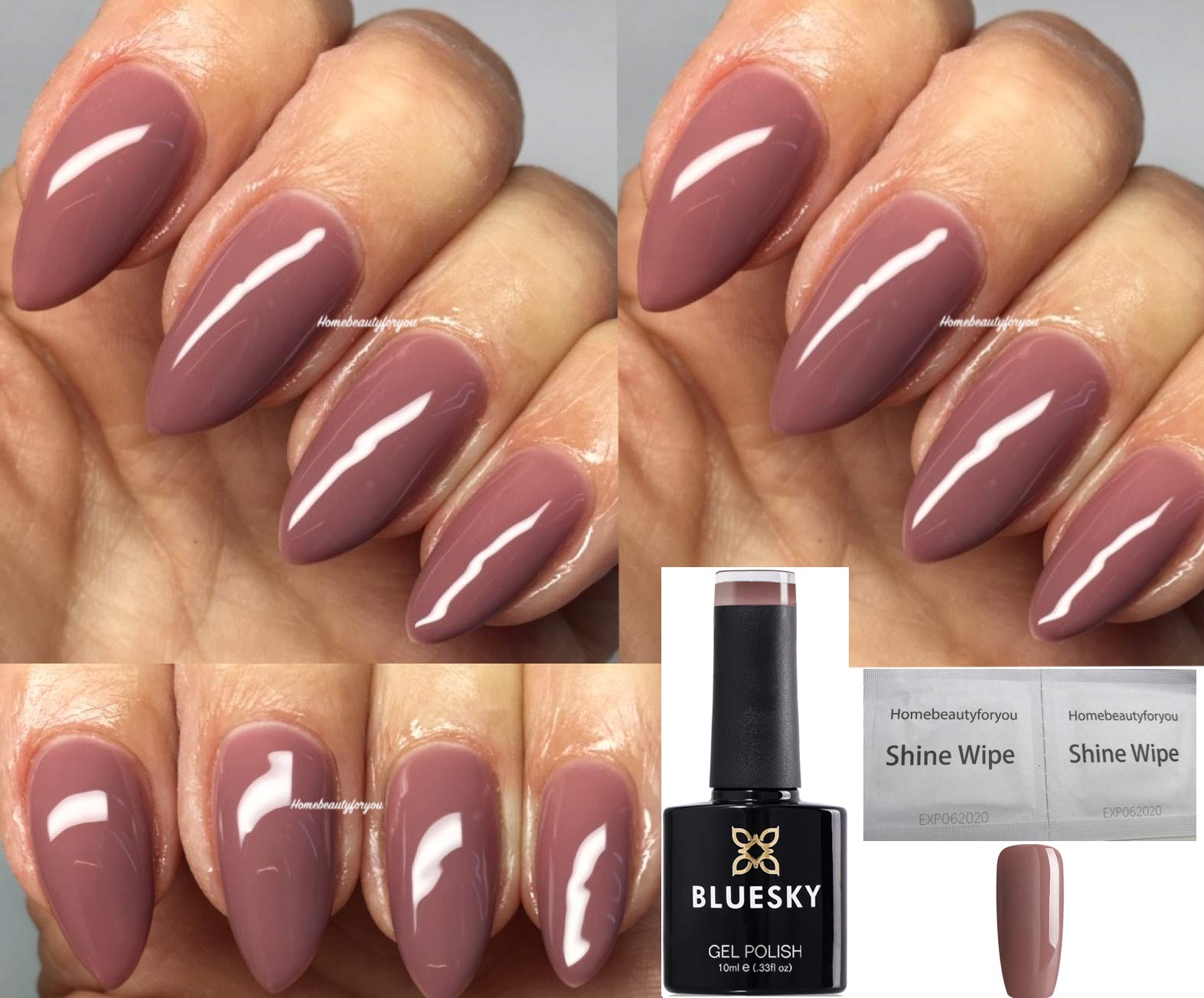 Bluesky NAIL GEL POLISH MAUVE CS26 UV LED Soak Off 10ml (Requires Drying under LED/UV Lamp)