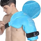 Relief Expert XL Shoulder Ice Pack Rotator Cuff Cold Therapy for Injuries Reusable Gel Cold Pack Wrap with Cold Compression S