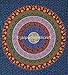 Large Hippie Tapestry, Hippy Mandala Bohemian Tapestries, Indian Dorm Decor, Psychedelic Tapestry Wall Hanging