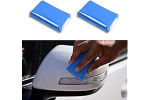 HEVLE 2PCS Car Clay Bar, Auto Detailing Magic Clay Bar Cleaner, Premium Grade Clay Bars, Auto Clean Wash Bars with Washing and Adsorption Capacity, Car Accessories Clay Bar for Cleaning Car (2PCS)
