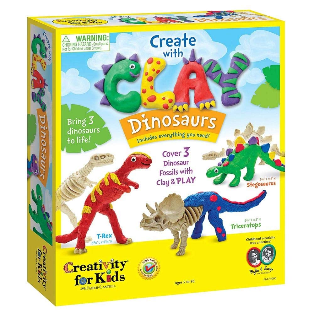 Creativity for Kids Create With Clay Dinosaurs