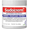 Sudocrem Skin Protectant Cream - Diaper Rash Cream for Baby – Soothes, Treats, and Protects, For the Relief, Treatment, and Prevention of Diaper Rash, 15.29% Zinc Oxide – 14oz