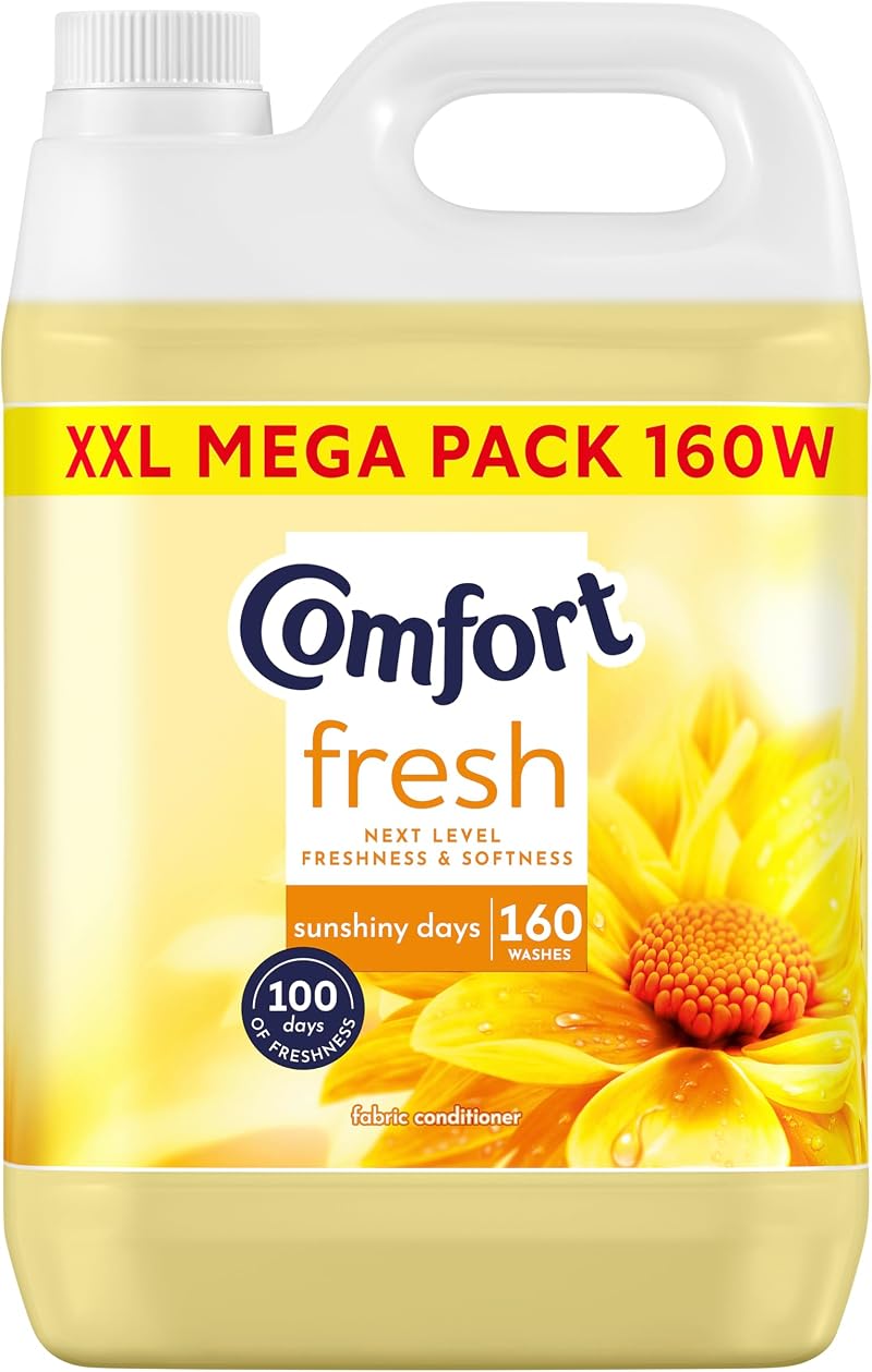 Comfort Sunshiny Days Fabric Conditioner 4.8 L 160 washes 100 Days Freshness