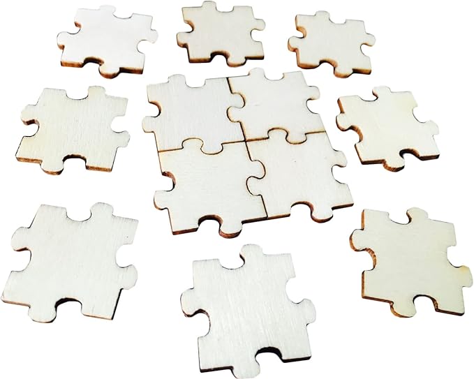 blank wooden puzzle