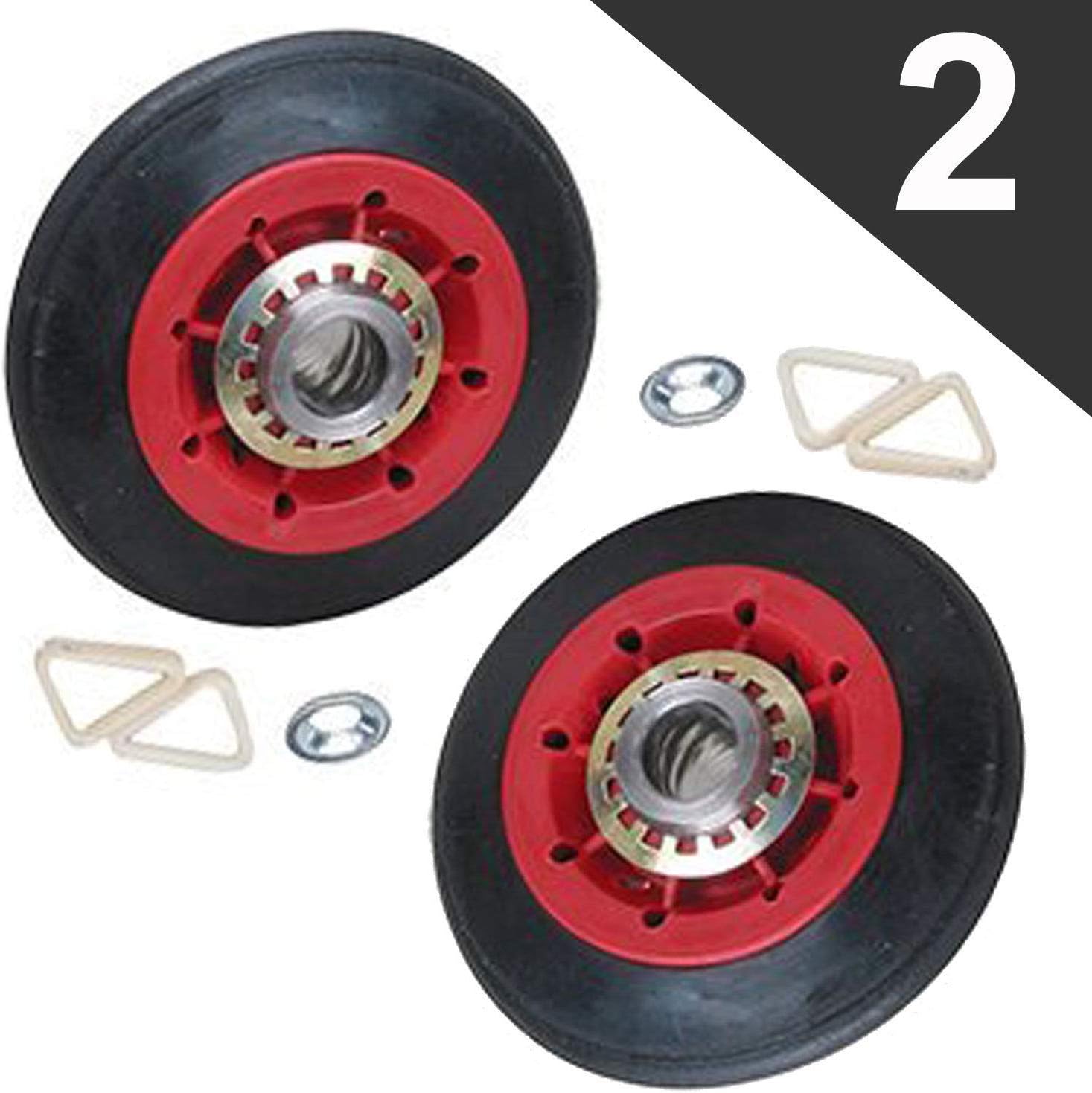 WPW10314173 8536974 AP6019303 PS11752609 Dryer Roller for Whirlpool (2 PACK)