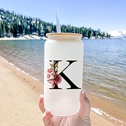 Personalized Gifts for Women, Monogrammed Frosted