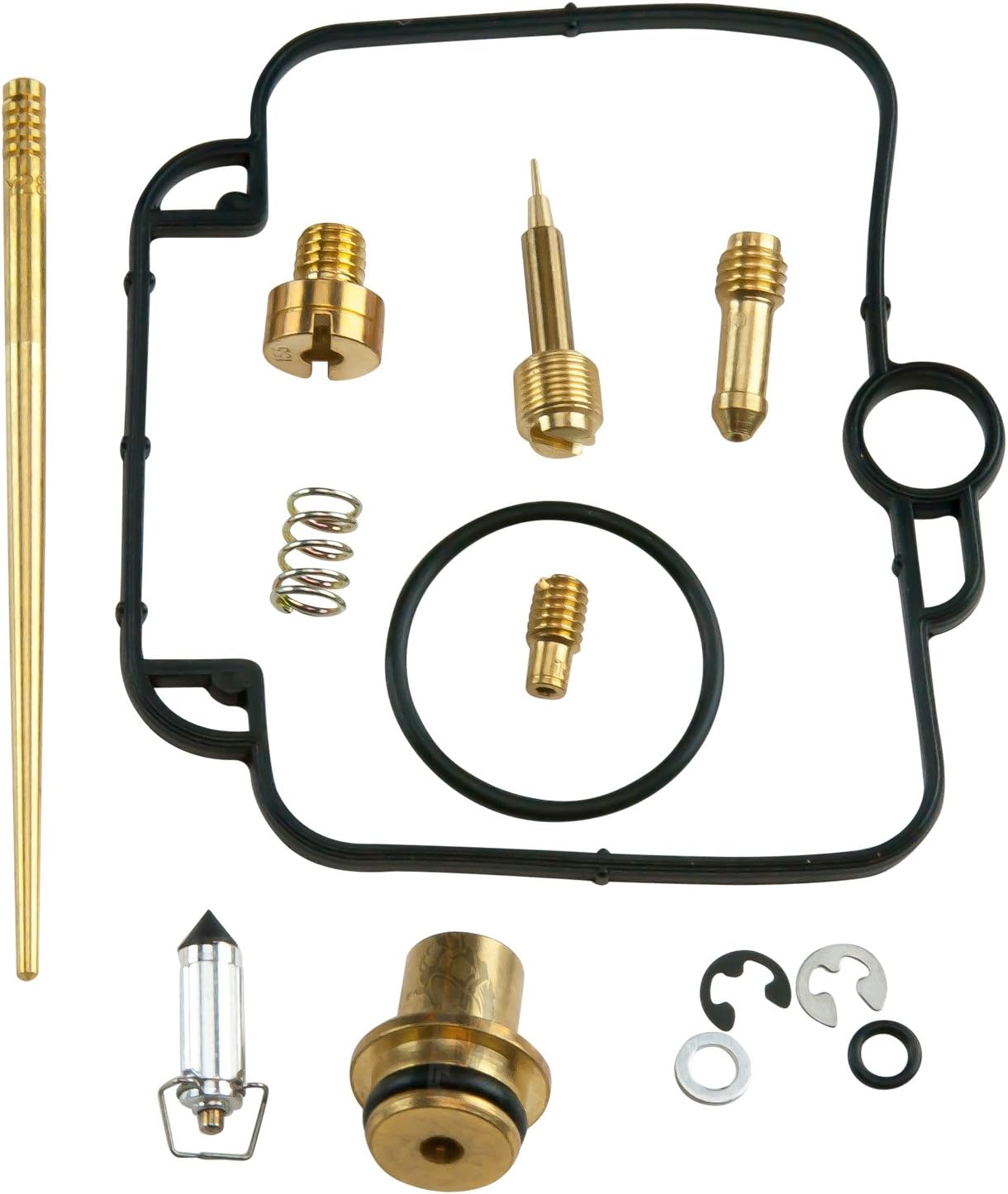 (Compatible With Polaris) Venom Brand Premium 1998-2002 Scrambler 500 2x4 / 4x4 Carb Carburetor Rebuild Repair Kit
