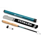 DRAGONtail Tenkara - Kaida zx320 Tenkara Pack Rod | Adjustable-length collapsible fishing pole made for small streams, trail hiking, and backpack travel