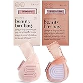 Kitsch Bar Soap Saver Bag – Recycled Mesh Beauty Pouch for Shampoo & Conditioner Bars, Eco-Friendly Patented Savers Holder, 2