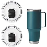 Generic Tumbler Lids for YETI 42 oz 35 oz 32 oz Tumbler,Tumbler Lids Compatible with 30 oz Travel Mug for 42 oz Tumbler with Handle BPA Free, Large, White