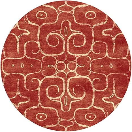 WJW-DT Alfombra de área Redonda para Sala de Estar Cocina Dormitorio