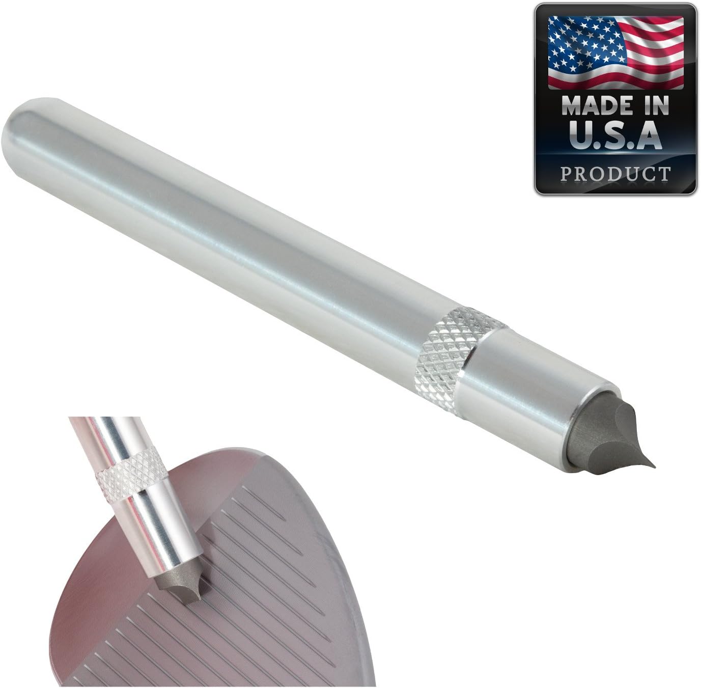 nU Groove Sharpener - Golf Club Groove Sharpener, Re-Grooving Tool and Cleaner.