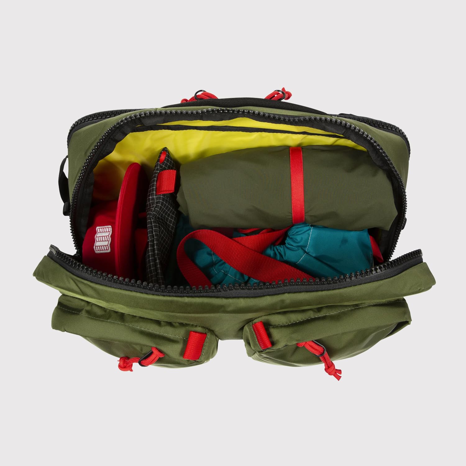 Topo Designs Global Briefcase - Desert Palm/pond Blue - One Size