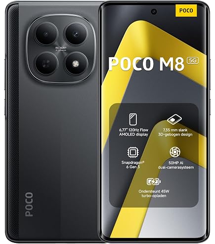 Amazon.com: Poco M7 Pro 5G (256GB + 8GB) (for Tmobile Mint Tello
