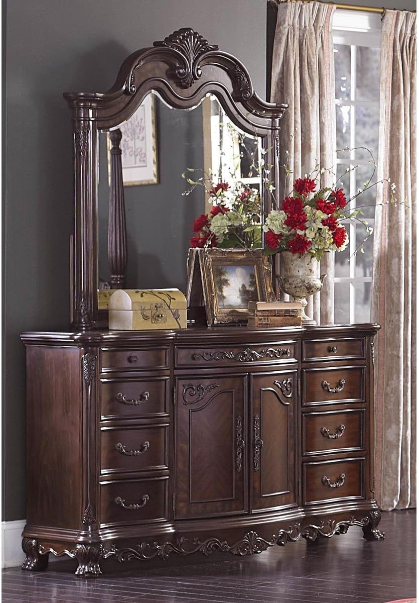 tall boy dresser with mirror