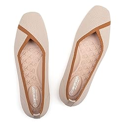 Frank Mully Womens Square Toe Flat Shoes