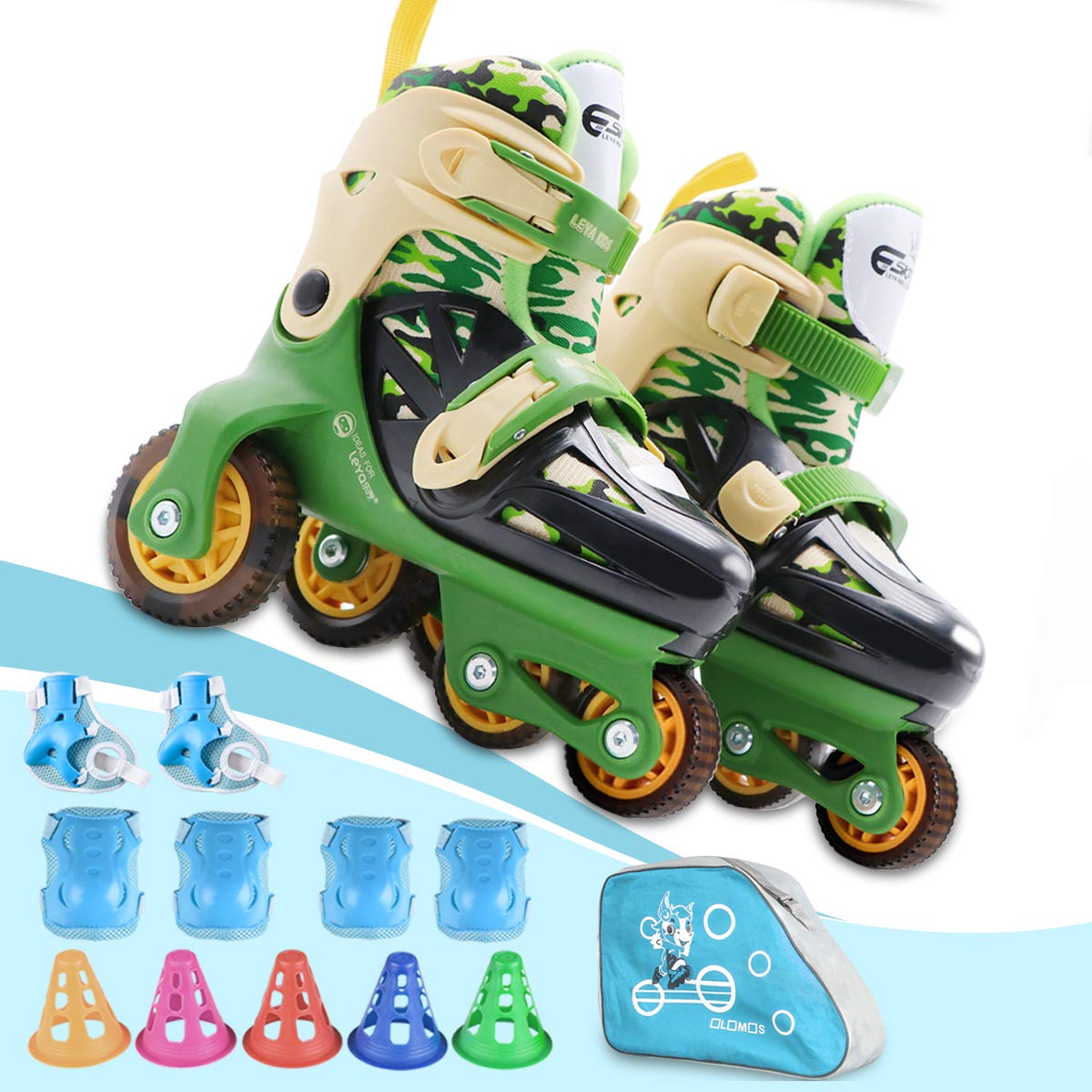 Kids Quad Roller Skate,Roller Skates for Girls Boys,3-Point Balance Roller Shoes for Beginners