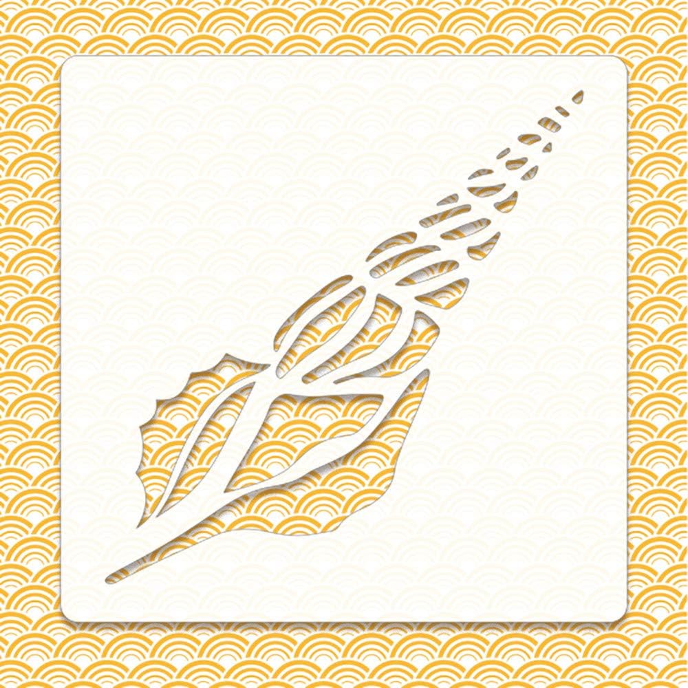 decoración del hogar 8 plantillas reutilizables de plástico para pintar