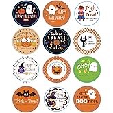 10 Sheets Halloween Stickers for Kids with 12 Kinds Different Design Seal for Envelope Party Gifts Baking Candy Gift Box Business Decoration (120pcs)